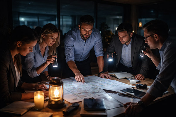 Blackout Training für Unternehmen in Berlin – Teambuilding unter realen Bedingungen