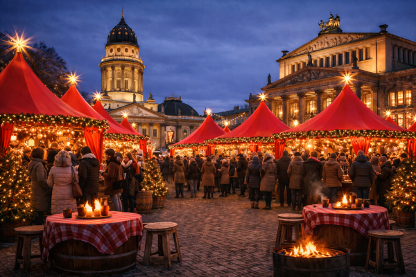 Mobiler Weihnachtsmarkt, Teambuilding in Berlin