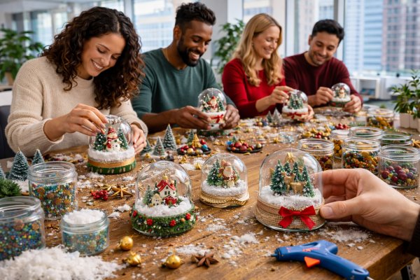 Schneekugeln,Teambuilding in Berlin