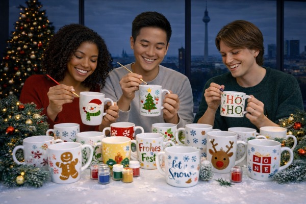 Tassen gestalten Weihnachtsfeier in Berlin