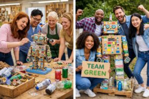 Upcycling Kunst Challenge, Teambuiding in Berlin