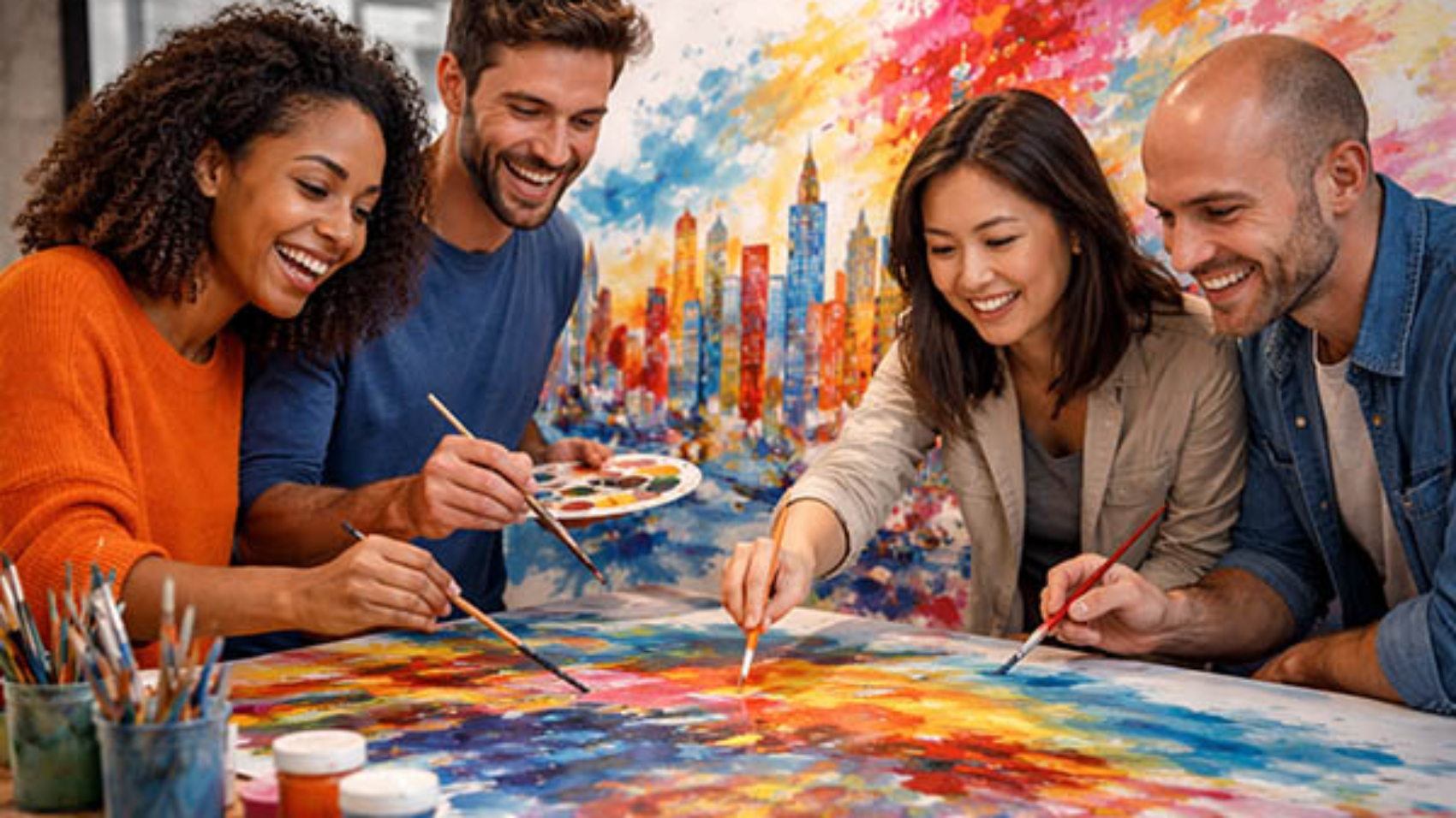 teambuilding berlin teampainting kreative teamarbeit firmen event indoor