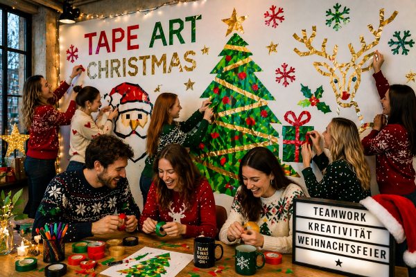 Tape Art Christmas Berlin, Teambuilding in Berlin